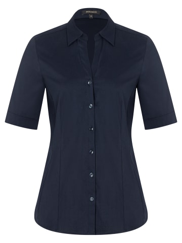 More & More Baumwollstretchbluse in marine