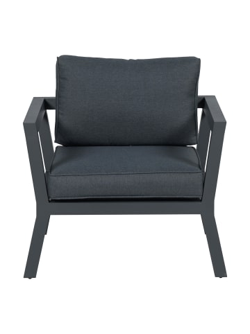 GMD Living Sessel zu Lounge COLORADO in Farbe Gestell Schwarz / Polster Schwarz