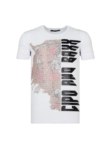 Cipo & Baxx T-Shirt in Weiss