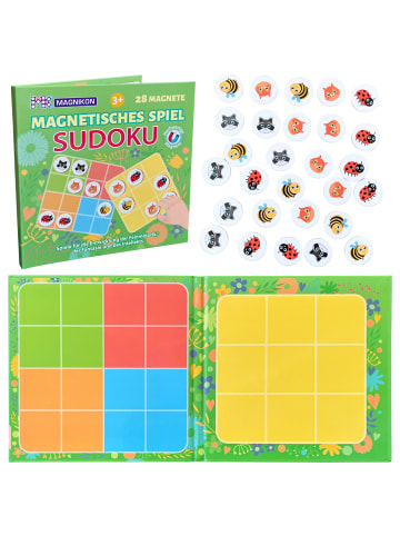 MAGNIKON Magnetic Sudoku 28 Teile, Magnet Puzzles ab 3 Jahren
