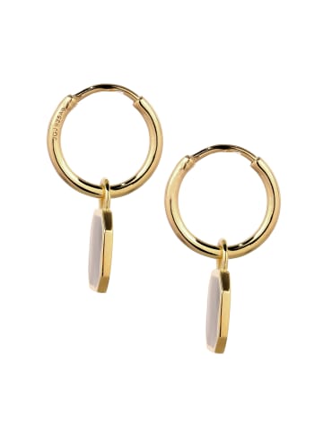 KUZZOI Ohrringe 925 Sterling Silber in Gold