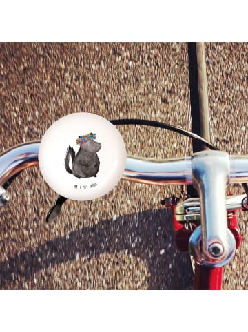 Mr. & Mrs. Panda XL Fahrradklingel Stinktier  ohne Spruch in Weiß