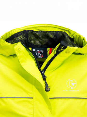 SCHIETWETTER Kinder Funktionsjacke "Mika", Regenjacke, in lime