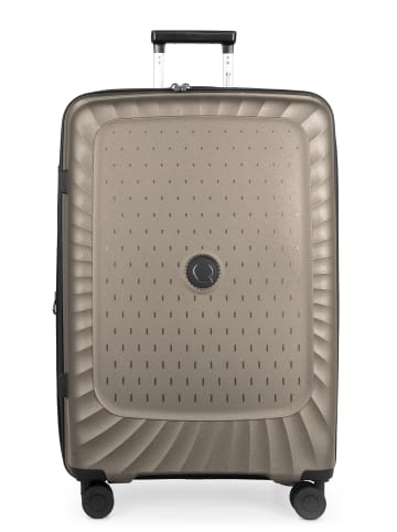 Hauptstadtkoffer Kotti - Großer Koffer Trolley recycling PP nachhaltig TSA in Champagner