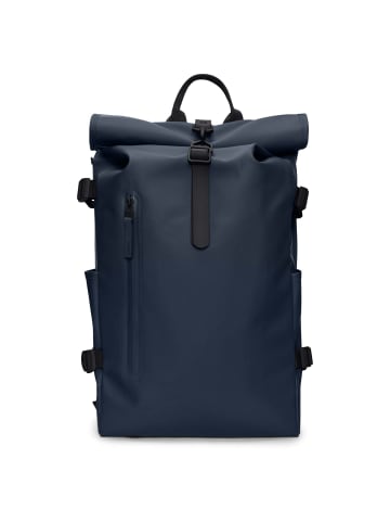RAINS Rolltop - Rucksack L 16" 52 cm (dark grey) in navy