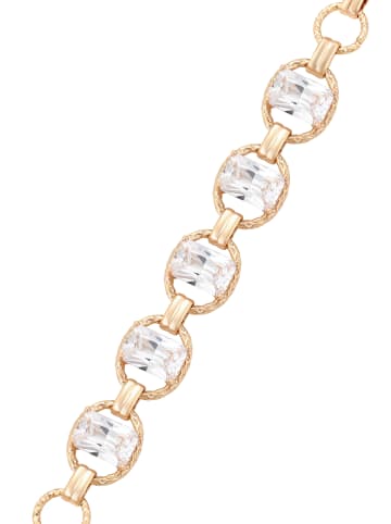 faina Women Crystal-Studded Bracelet in Rose Gold