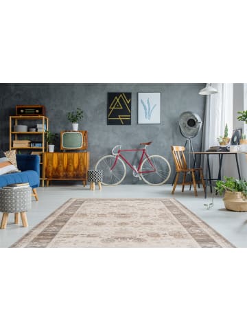 Arte Espina Kurzflor Teppich Baroque 102 in beige - rechteckig