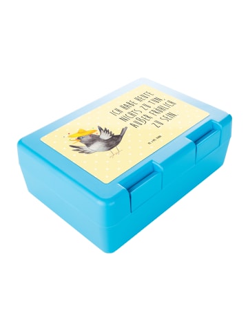 Mr. & Mrs. Panda Aufbewahrungsbox Rabe Sombrero mit Spruch in Gelb Pastell