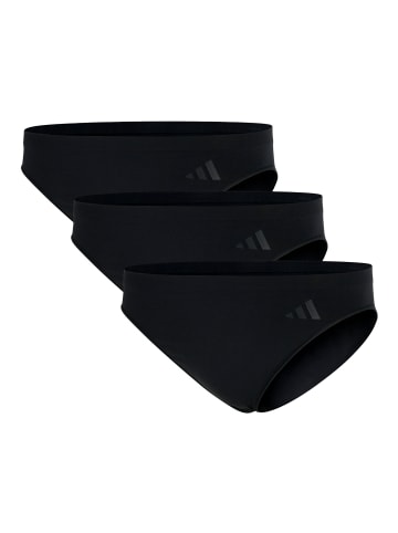 adidas 3er Pack Bikinislip Active Ultimate Stretch in Schwarz