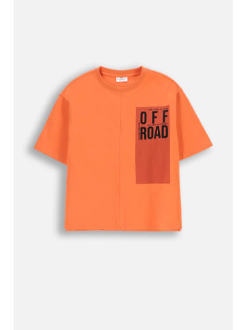 Coccodrillo T-Shirt mit kurzen Ärmeln in orange