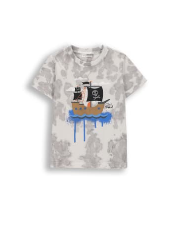 Coccodrillo Baumwoll-T-Shirt mit kurzen Ärmeln in grau