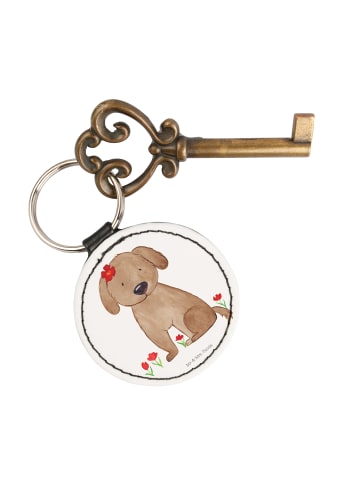 Mr. & Mrs. Panda Taschenanhänger Hund Dame ohne Spruch in Weiß