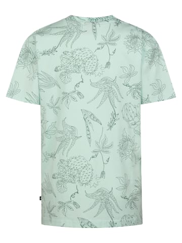 Petrol Industries T-Shirt mit Allover-Print Agave in Grün