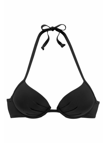 s.Oliver Push-Up-Bikini-Top in schwarz