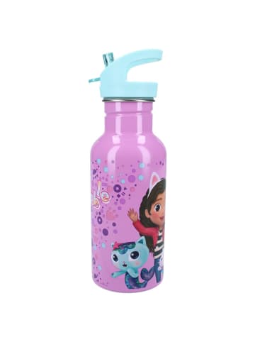 Gabby's Dollhouse Trinkflasche 500ml für Kinder ideal für Schule und Freizeit in Rosa