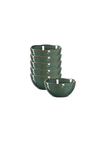 LEONARDO 6er Set Schalen Matera in ø 12.0 cm in grün