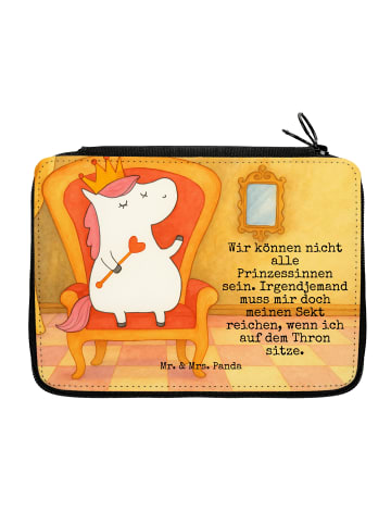 Mr. & Mrs. Panda Federmappe Einhorn Prinzessin Design mit Spruch in Weiß