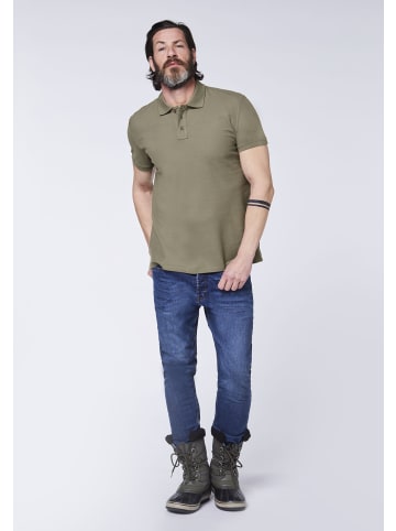 Gardena Poloshirt mit dezentem Logo in Grün