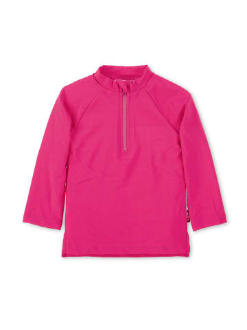 Sterntaler Badeshirt langarm uni in magenta