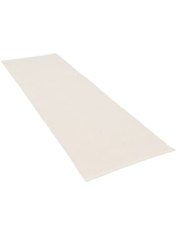 Pergamon Natur Teppich Läufer  Wolle Alva in Creme