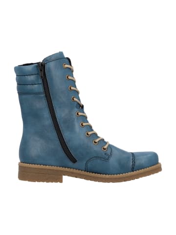 rieker Schnürstiefel in Blau
