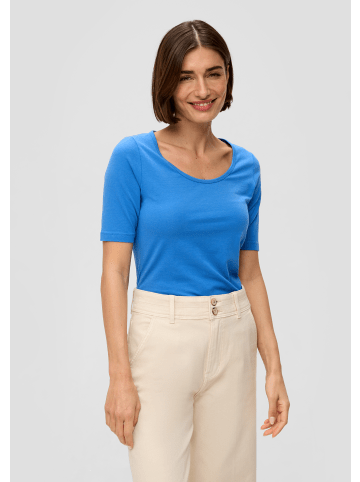 s.Oliver T-Shirt kurzarm in Blau