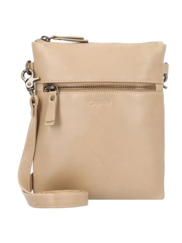 Esquire Peru Umhängetasche Leder 17 cm in taupe