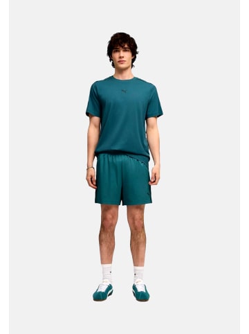 Puma Shorts 'ESS Tape Woven Shorts 5' in dunkelgrün