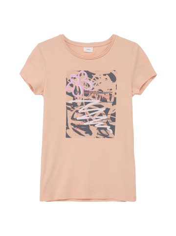 s.Oliver T-Shirt kurzarm in Orange