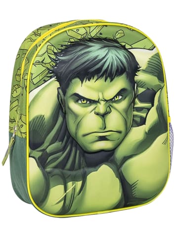 Marvel Kinderrucksack Marvel Hulk 3D (H) 31 cm in Grün