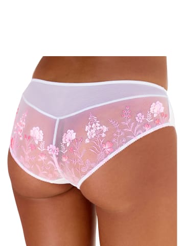 LASCANA Tanga in weiß-rosa