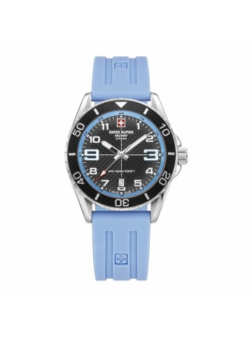 Swiss Alpine Military by Grovana Analoguhr für Herren in blau