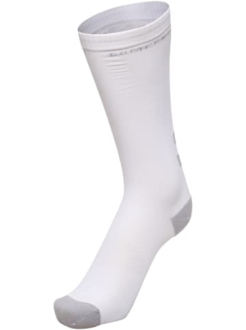 Hummel Hummel Compression Socken Elite Multisport Erwachsene Schnelltrocknend in WHITE/ALLOY