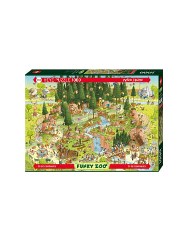 HEYE Puzzle Black Forest Habitat in Bunt