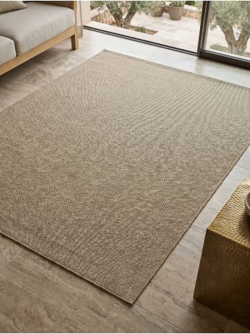 KADIMA DESIGN Teppich Outdoor Waschbar Vintage KASBERG Strapazierfähig OEKO-TEX in Beige