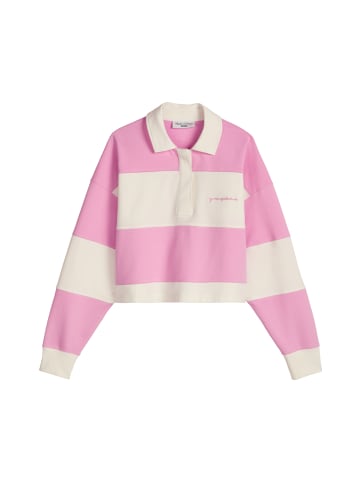 Marc O'Polo DENIM Rugby-Sweatshirt relaxed in Light Pink