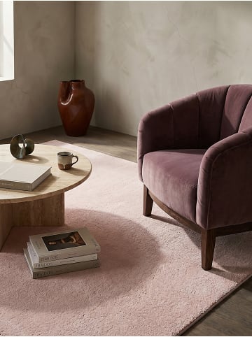 KADIMA DESIGN Hochflorteppich Uni Antirutsch weich wohnlich Wohnzimmer