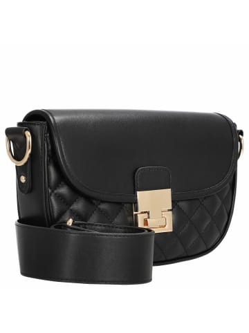 Seidenfelt Viiala Crossbody - Umhängetasche 26 cm (black) in black quilted