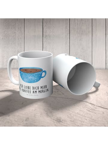 Mr. & Mrs. Panda Kindergartentasse Kaffee Tasse mit Spruch in Weiß