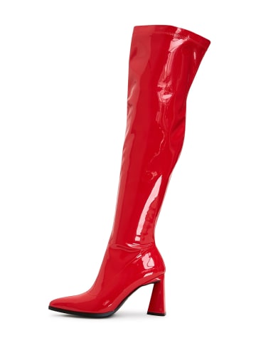 CESARE GASPARI Over the knee Stiefel in Red
