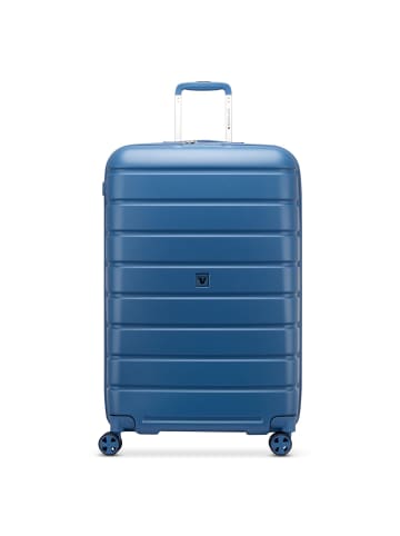 Roncato Relife 4 Rollen Trolley 78 cm mit Dehnfalte in blu retro