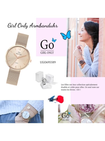 Girl Only Armbanduhr-Analog silber mittel (ca. 34mm) Girl Only Mademoiselle