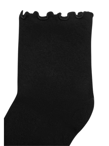 Urban Classics Urban Classics Ruffle Socks 3-Pack in black+black+black