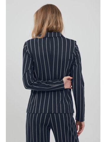 ICHI Kurzblazer IHRUTI BL7 - 20114585  Gestreifter Blazer in nachtblau