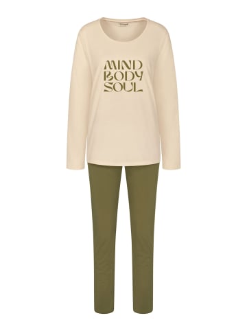 Triumph Pyjama Basic in GREEN - LIGHT COMBINATION