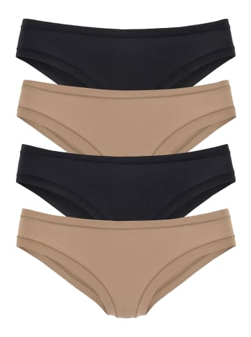 LASCANA Jazz-Pants Slips in sand, schwarz