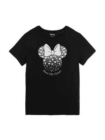 Disney Minnie Mouse T-Shirt kurzarm in Schwarz
