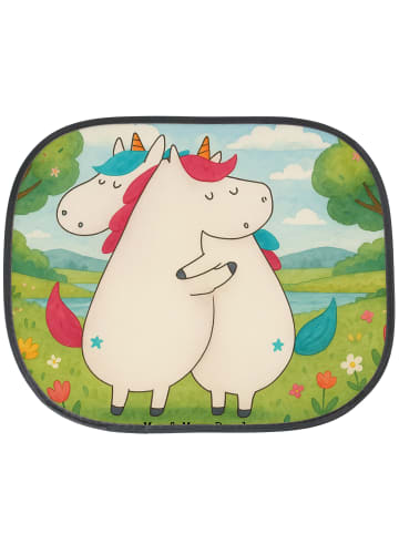 Mr. & Mrs. Panda sonnenschutz Einhörner Umarmen Design ohne Spruch in Weiß