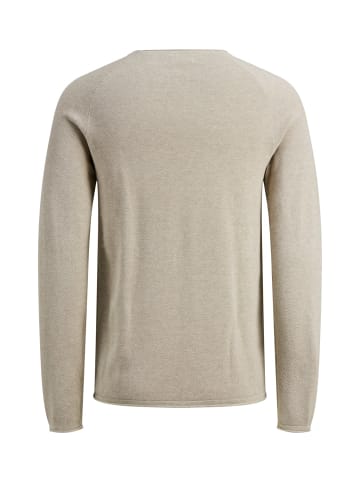 Jack & Jones Pullover 'Hill' in Oatmeal Mel
