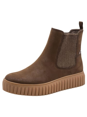 Marco Tozzi Chelsea Boot in CAFE